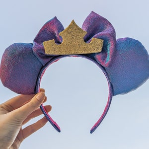 Aurora Dress Inspired Minnie Ears | Sleeping Beauty | Princess Aurora | Princess Ear | Disney Ears | Gifts for Disney Fan | Disney Vacation