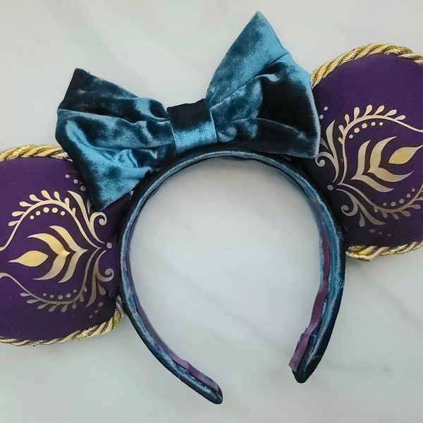 Queen Anna Inspired Minnie Ears | Frozen Ears | Frozen 2 Ears | Disney Ears | Gifts for Disney Fans | Disney Vacation