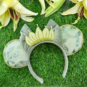 Tiana Inspired Minnie Ears | Princess and the Frog | Minnie Ears | Disney Ears | Gifts for Disney Fans | Disney Vacation