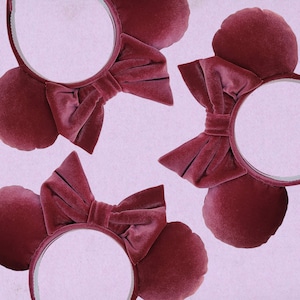 My Friends Call Me Meg Velvet Minnie Ears | Velvet Ears | Minnie Ears | Disney Ears | Gifts for Disney Fans | Disney Vacation