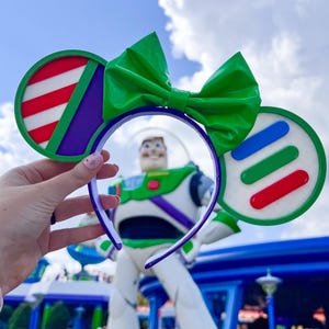 Buzz Lightyear Inspired Minnie Ears | Toy Story Ears | Minnie Ears | Disney Ears | Gifts for Disney Fans | Disney Vacation