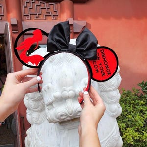 Mushu 3D Printed Inspired Minnie Ears | Mulan Ears | Disney Ears | 3D Printing