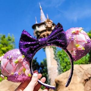 Rapunzel Inspired Minnie Ears | Tangled Ears | Minnie Ears | Disney Ears | Gifts for Disney Fans | Disney Vacation