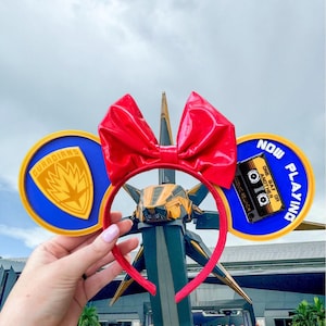 Orejas de Minnie inspiradas en Guardianes de la Galaxia / Orejas de Epcot / Orejas de Minnie / Orejas de Disney / Regalos para fanáticos de Disney