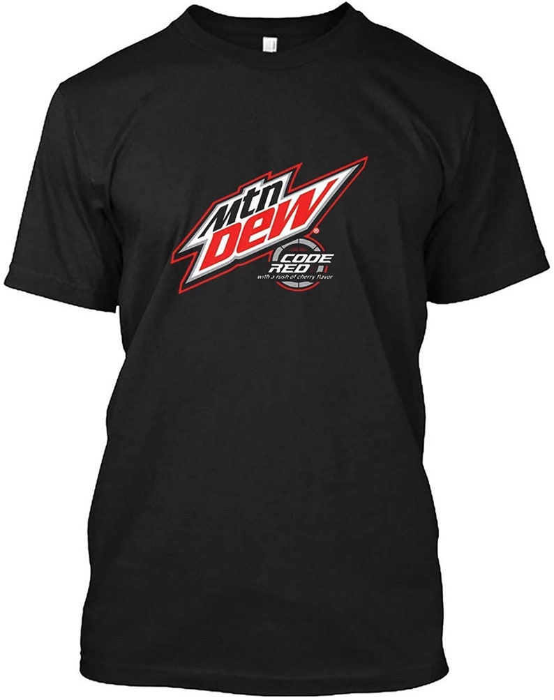 Mountain Dew MTN Code Red Soda Pop Cool Shirt Etsy