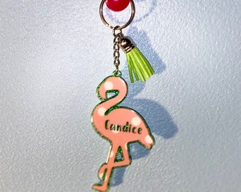 Flamingo Keychain | Stand Tall | Pink Bird | Acrylic Keychain