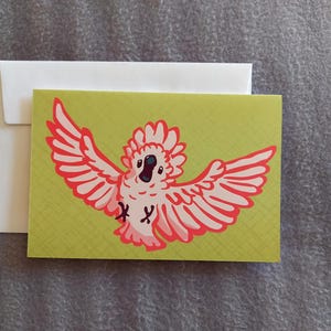 Carte de voeux - Cacatoès