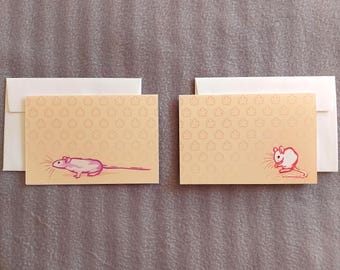 Greeting card - Cute mice