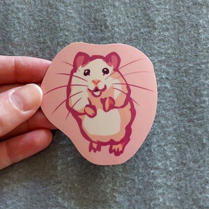 Vinyl stickers - Hamsters - Water-resistant