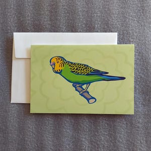 Carte de voeux - Perruche