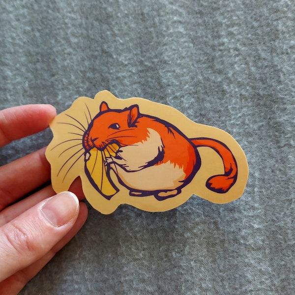 Vinyl stickers - Gerbils - Water-resistant