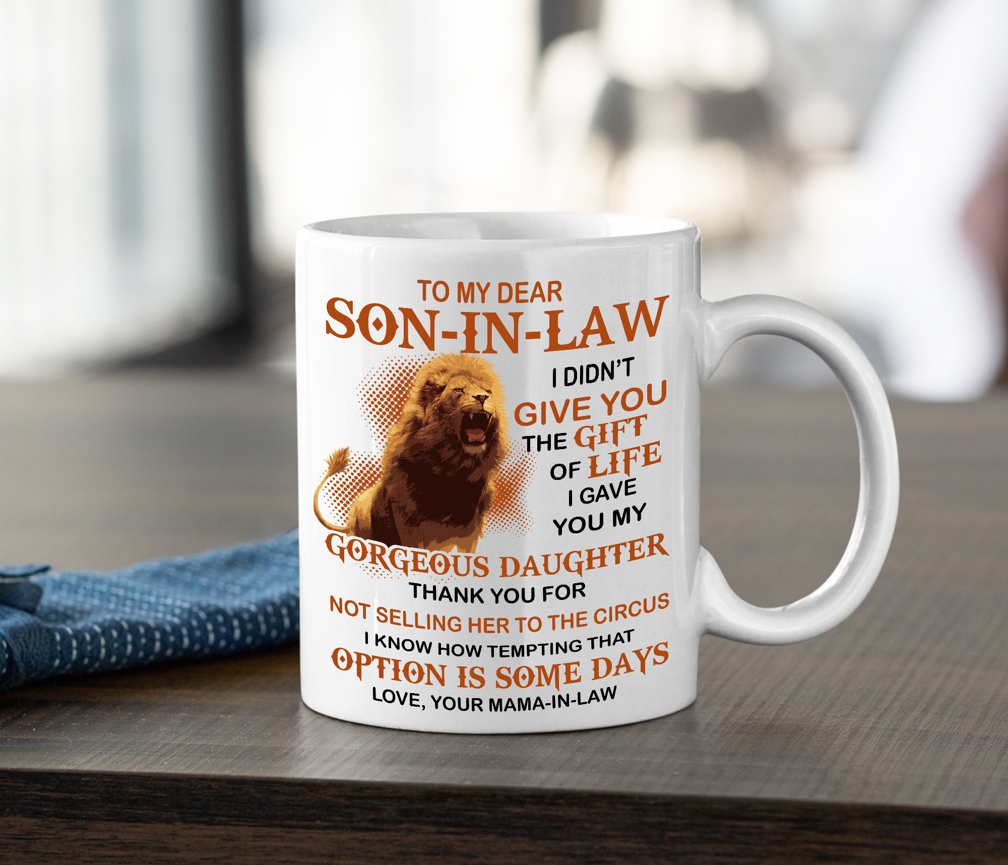 Personalized To My Dear SonInLaw Mug SonInLaw Mug I Etsy
