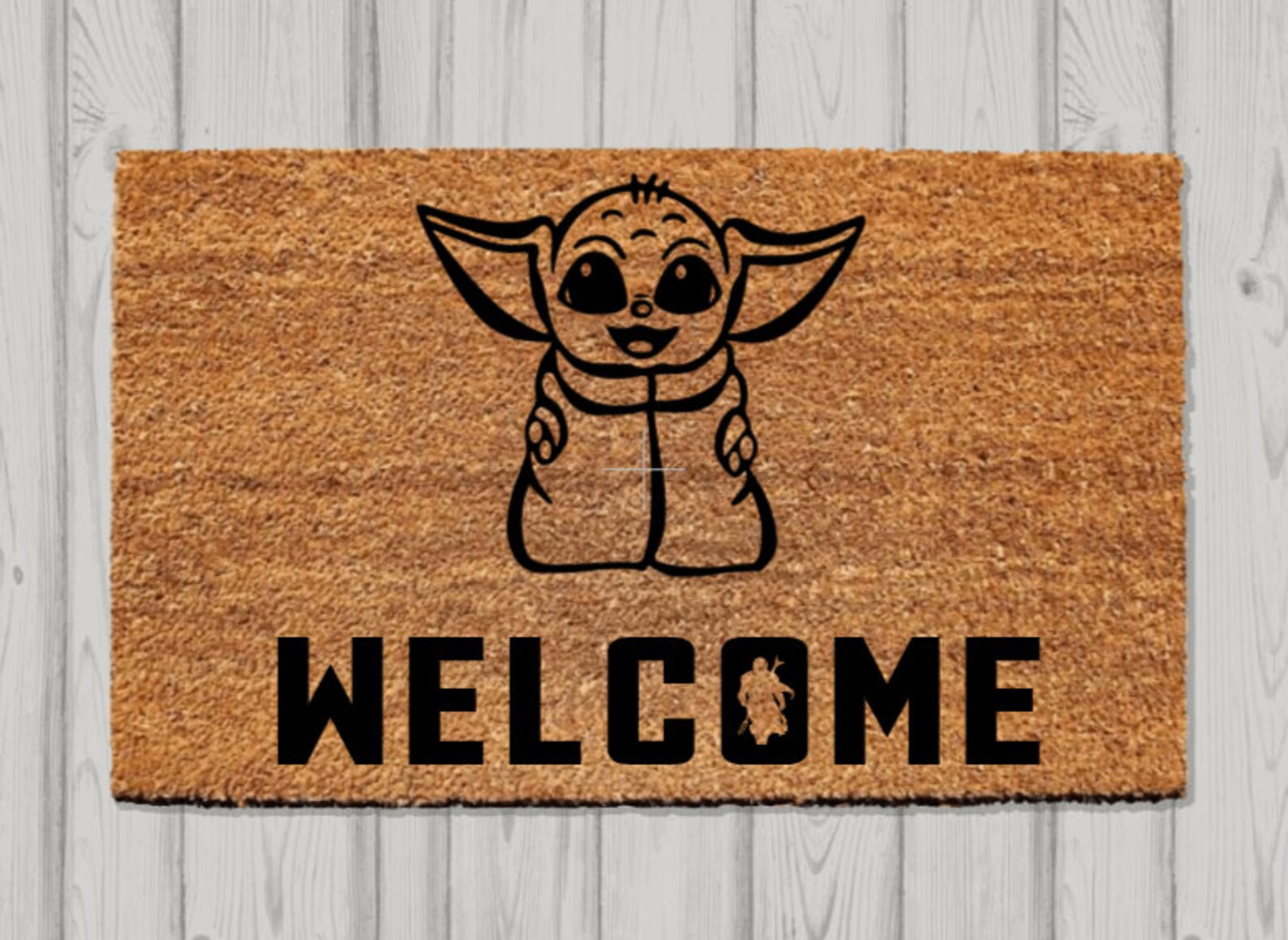 Baby Yoda Yoda Doormat Star Wars Decor Etsy