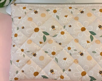 Cream Dayse Bee  - Business Laptop Briefcase | Office Bag | University Bag | Laptop Bag for Women | Men Laptop Bag | Work Bag |