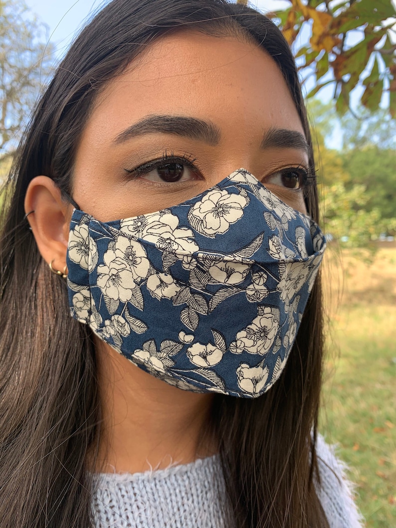 Best Face Mask for Glasses Nose Wire and Filter Pocket Etsy