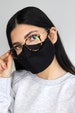 Triple Layer Face Mask with Nose Wire Option in the UK - Best Mask for Glasses - Anti Fog - Small-to-XL Sizes Available - Unisex - Handmade 