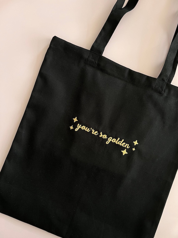 Harry styles tote bag etsy sales