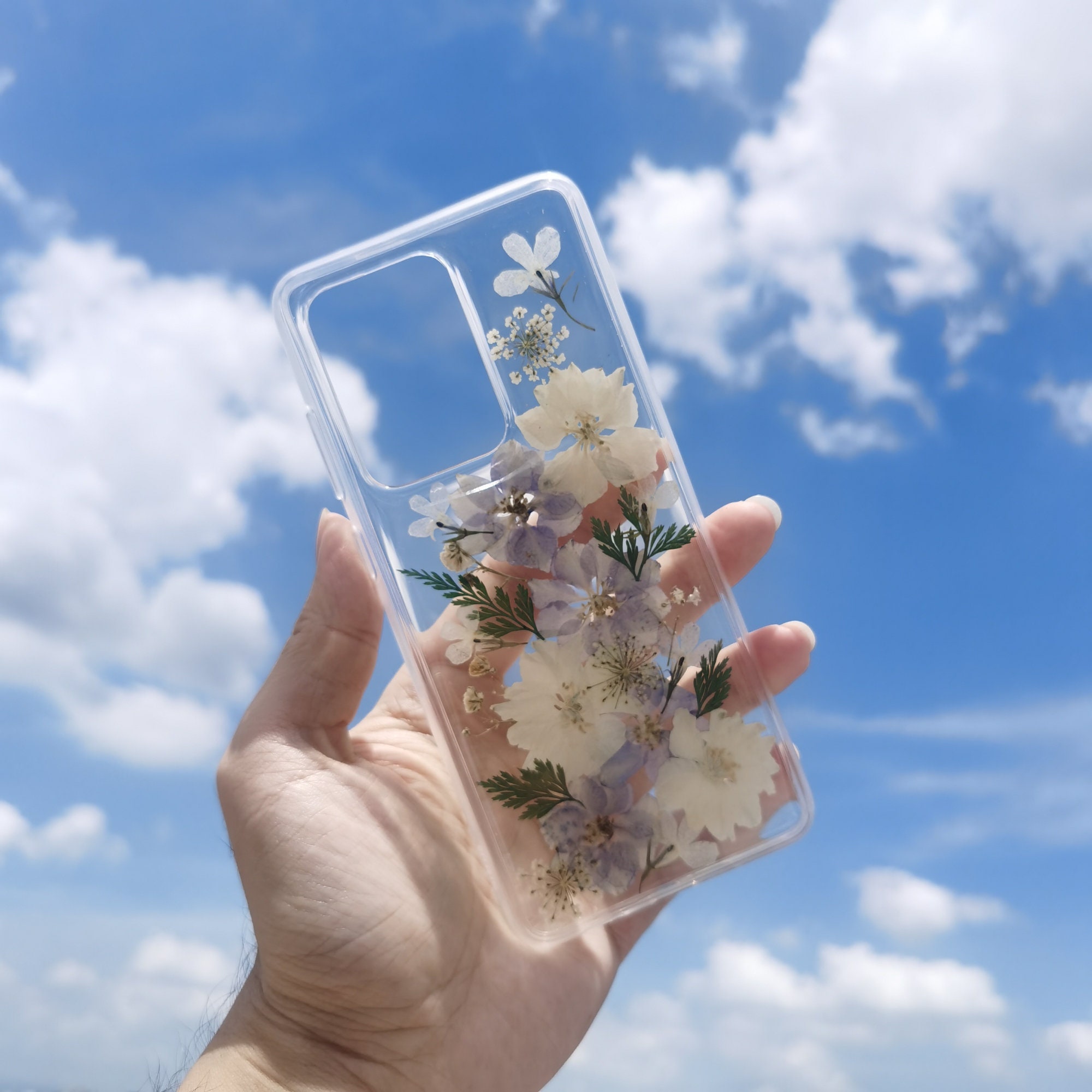 Pressed real flower phone caseiphone 6s 7 8 plus x xr xs 11 Etsy