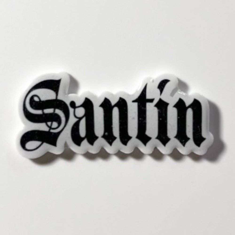 old english custom name shoe charm