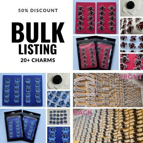 Bulk Custom Charms Etsy