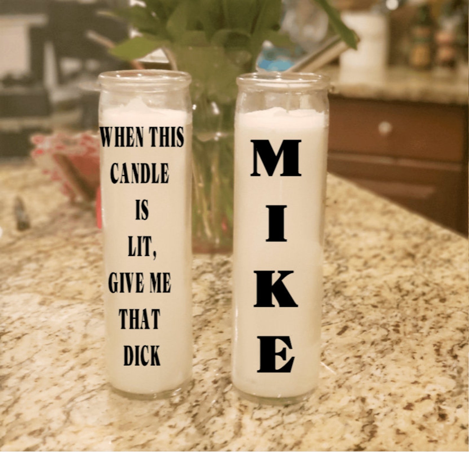 Personalized When This Candle is Lit Give Me That Dick/pussy Etsy