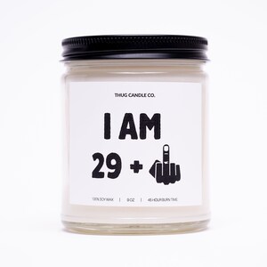 30th Birthday Candle Gift Funny Birthday Candle Is You 30 Etsy