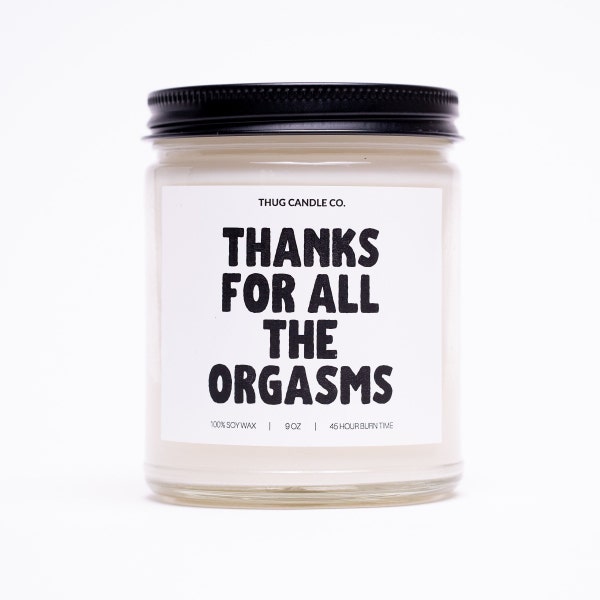 Anniversary Gift for Him Soy Candle, Thanks Gift for Couples, Funny Romantic Gift for Boyfriend
