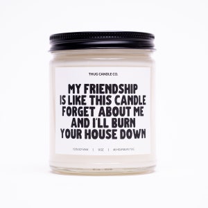 Best Friend Coworker Going Away Gift, Funny Christmas Gift for Friend, Funny Goodbye Gift Scented Hand Poured Soy Candle