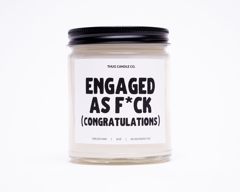 Engagement Gifts for Couple, Presents and Party Favors for Bride To Be and Future Mrs, Engaged AF 