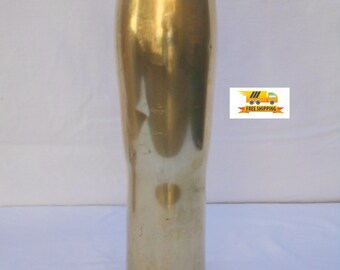 WW2 Trench Art Brass Vase Made from 75 MM M18 Artillery Shell Casing