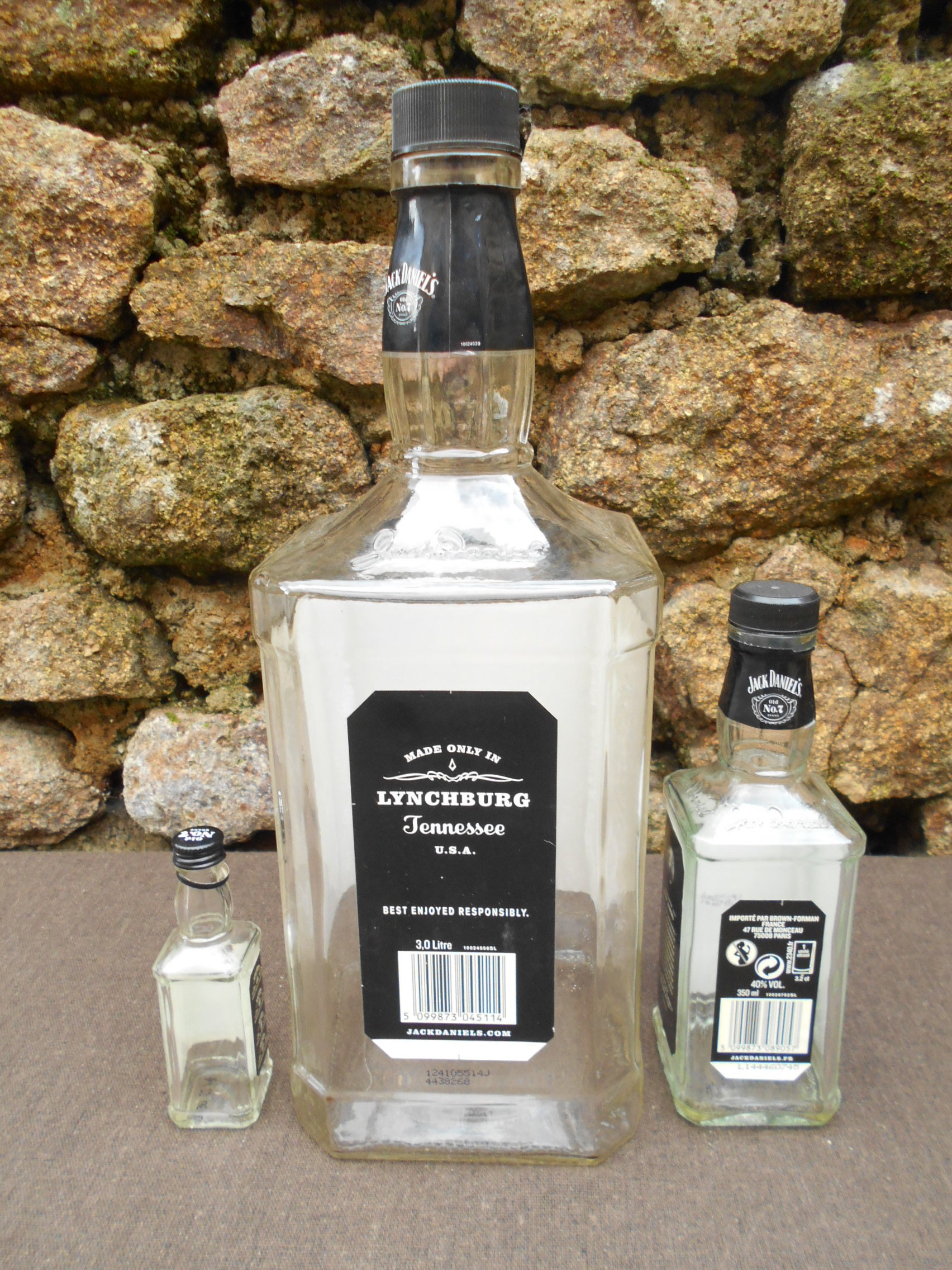 Vintage Jack Daniels Whisky Bottles Set of 3 Etsy