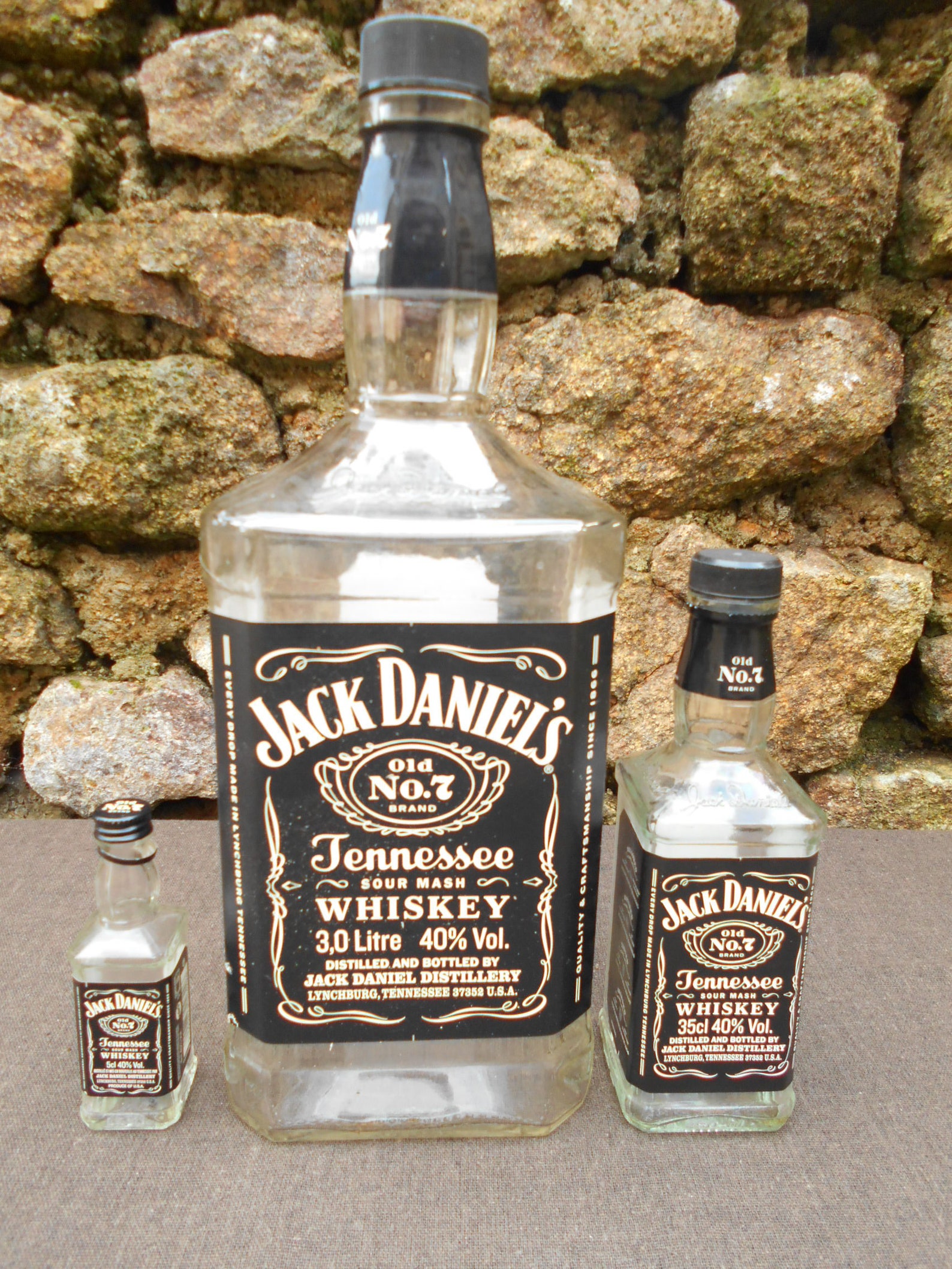 Vintage Jack Daniels Whisky Bottles Set of 3 Etsy