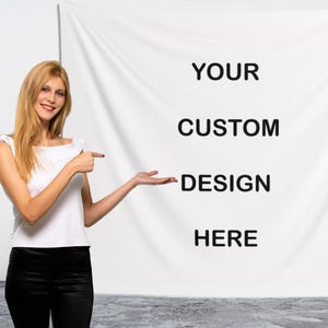 Custom tapestry from photo, Custom wall tapestry, Custom backdrop, Custom text tapestry, Custom wedding tapestry, Custom Gift tapestry