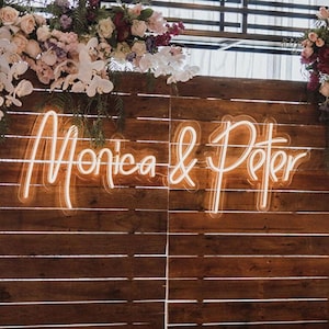 Wedding Custom Mr & Mrs Neon Sign Flex Led Neon Light Sign Led Logo Custom Neon Sign Bride Party Room Decoration