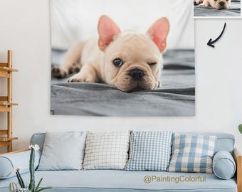 Custom Tapestry from your favorite photo, Custom Wall Decor Tapestry Art for Pet Memorial, Party Backdrop, Birthday Gift