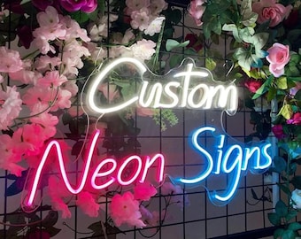 NeonArtrisans Custom Neon Sign, Neon Sign Wedding, Neon Sign Light, Wedding Neon Sign, Personalized Neon Sign Custom from Neon Artisans