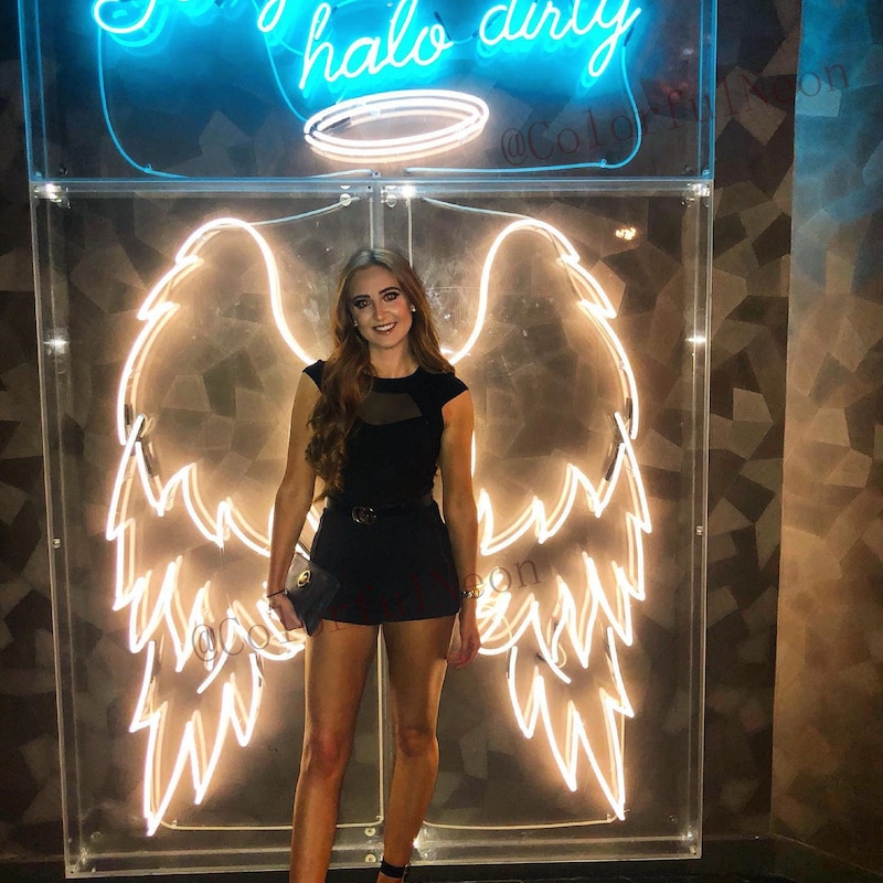 Neon Red Wings - Etsy UK