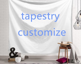 Tapiz personalizado a partir de tu foto favorita, tapiz decorativo personalizado para homenaje a mascotas, telón de fondo para fiestas de boda, regalo familiar.