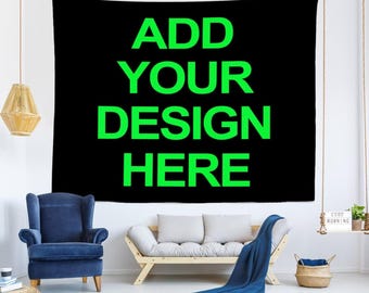 Personalized Photo Tapestry, Custom Wall Decor, Print Your Photo Tapestry, Mom Gift