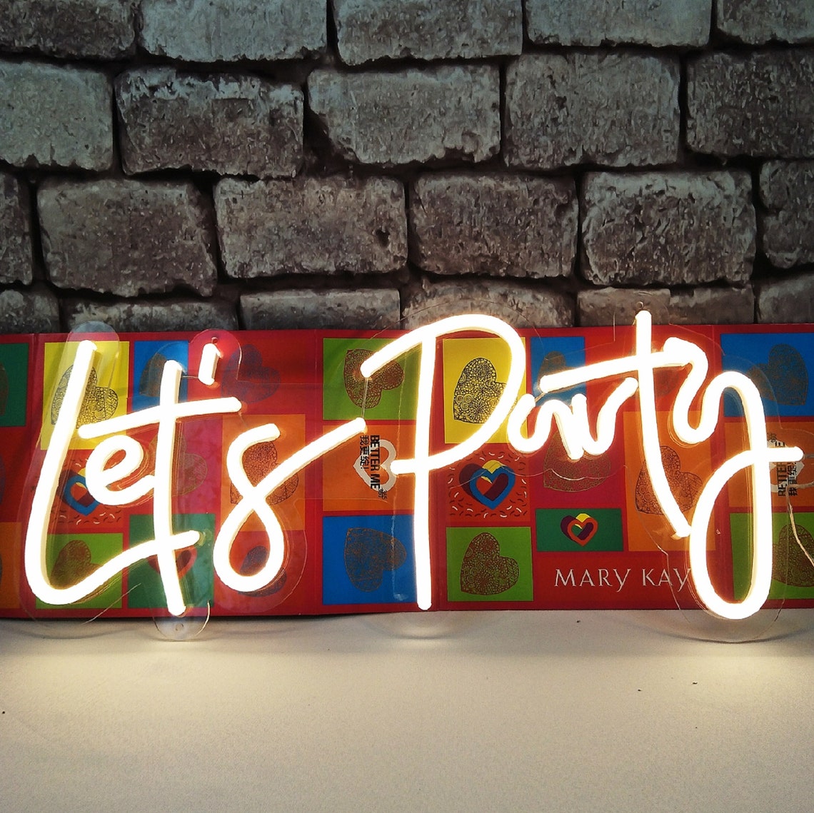 Let's party neon sign Custom Neon Sign for house neon Etsy