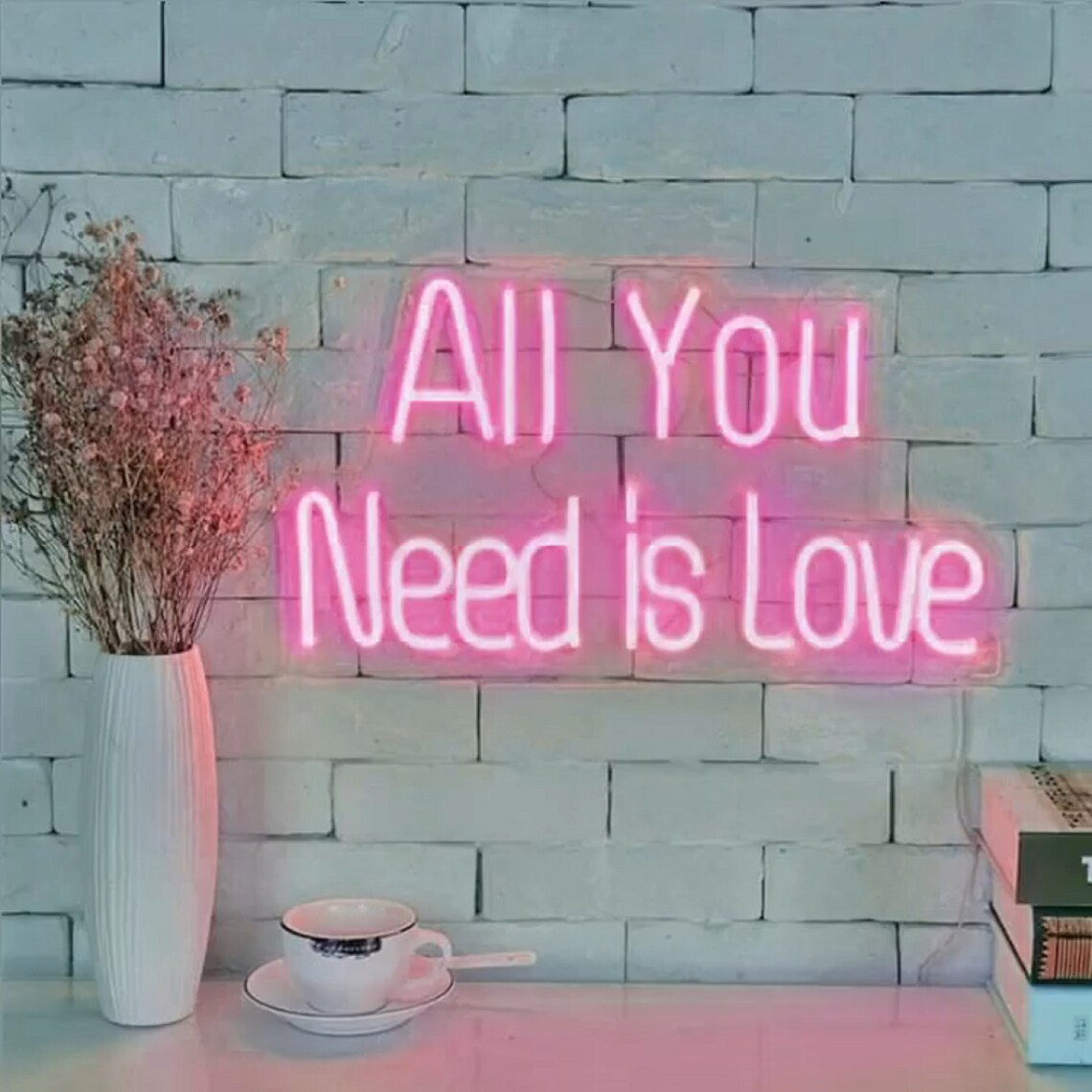Custom Neon Sign All You Need is Love custom Led Neon Etsy