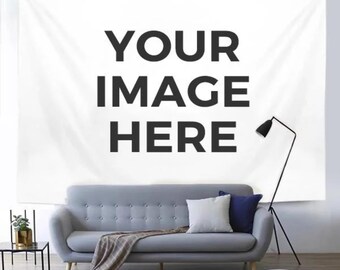 Custom Photo Tapestry, Custom Wall Tapestry, Custom Backdrop, Custom Text Tapestry, Custom Wall Decor Tapestry Art