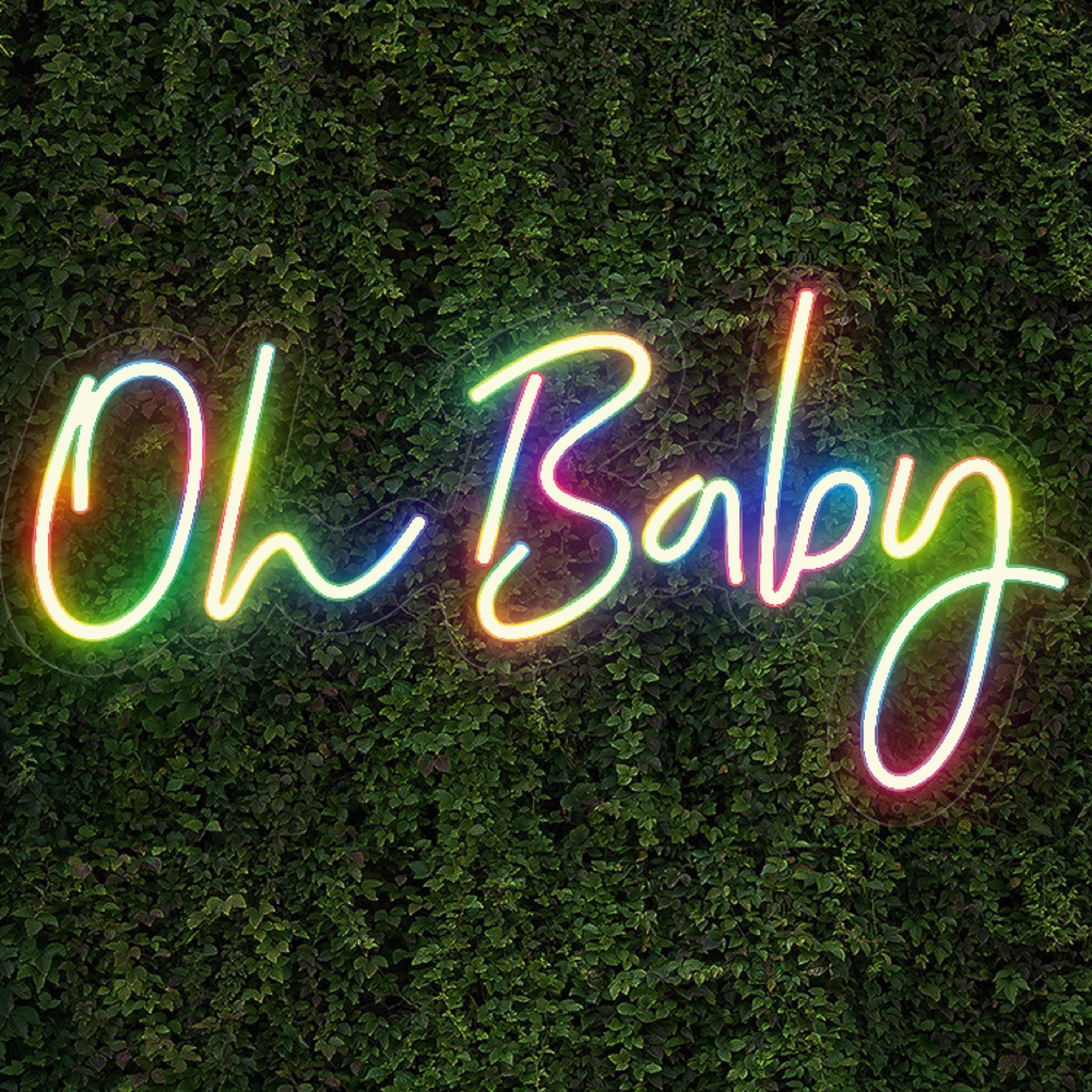 Let's party programmable RGB led neon sign Custom Neon Etsy