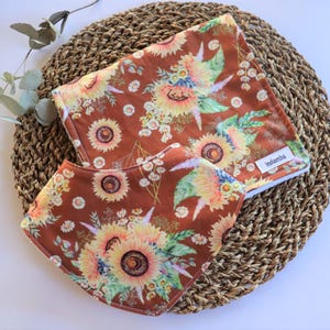 Agnes Bib & Burp Cloth | Baby Bundle Set | Handmade | Dribble Bib | Cotton | Baby Accessories | Baby Shower Gift | Australian Made