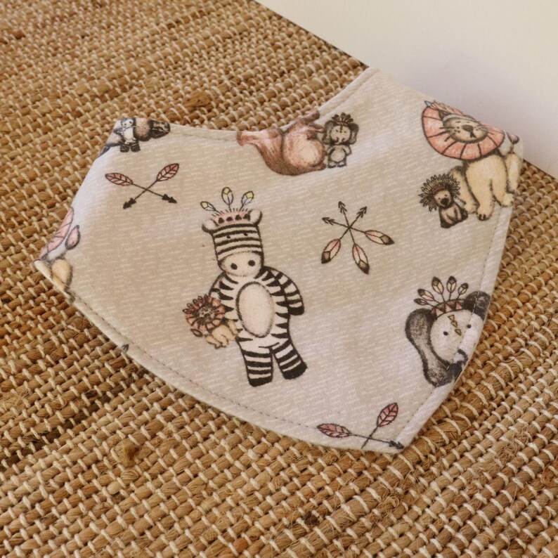 Aurora Bib & Burp Cloth Baby Bundle Set Handmade Dribble Bib Cotton