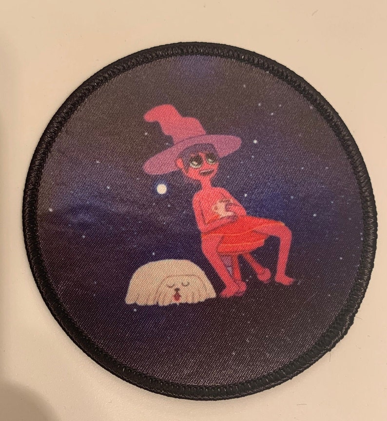 in space Carry Clancy around everywhere with this HOLOGRAPHIC ironsew on patch 3 The Midnight Gospel Clancy on a patch..
