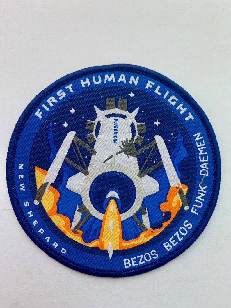 Official Blue Origin First Human Flight Space Mission Launch - Etsy