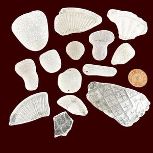 English sea glass, Unusual beach finds, Frosted English Sea Glass Stoppers, Unusual Vintage Finds