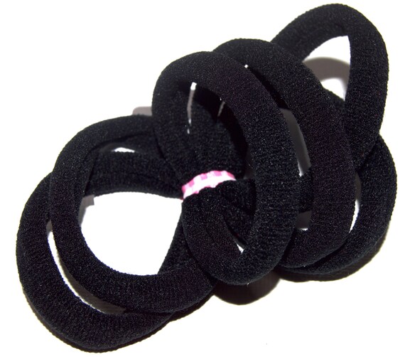 Set 6 Elastici Per Capelli In Tessuto Morbido Jersey - Multicolore - Fermacapelli Senza Strappi
