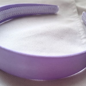 2.5cm Lilac purple fabric aliceband headband fashion hair